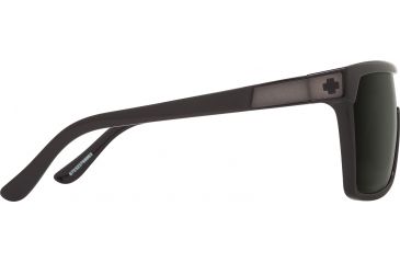 Image of Spy Optic Flynn Sunglasses, Black/Matte Black Frame, Happy Gray Green Lens, 670323769863