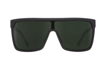 Image of Spy Optic Flynn Sunglasses, Matte Ebony/Ivory Frame, Happy Gray/Green Lens, 670323770863