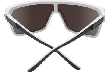 Image of Spy Optic Flynn Sunglasses, Whitewall Frame, Happy Gray Green W/Light Blue Spectra Lens, 670323209437