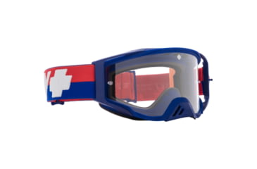 Image of Spy Optic Foundation Bolt USA Motocross Goggles, Clear, One Size, 114384