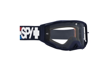 Image of Spy Optic Foundation Motocross Goggles, Matte USA Frame, Clear Lens, Large/Extra Large, 114684
