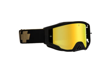 Image of Spy Optic Foundation Motocross Goggles, Bronze Frame, Happy Bronze w/ Gold Spectra Mirror Happy Clear Lens, Medium, 110495
