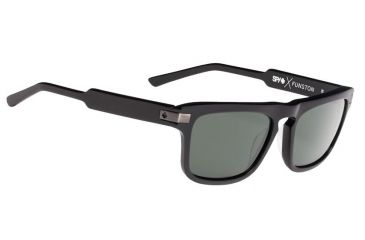 Image of Spy Optic Funston Single Vision Prescription Sunglasses, Black Frame, Polarized, 673362038864SV