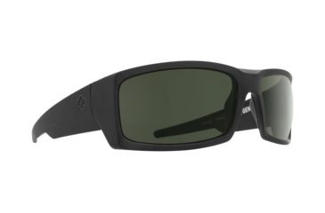 Image of Spy Optic General Sunglasses, Matte Black Ansi Rx Frame, Happy Gray/Green Lens 673118243863