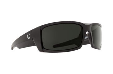Image of Spy Optic General Sunglasses, Black Ansi Rx Frame, Happy Gray/Green Lens 673118242863