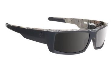 Image of Spy Optic General Sunglasses, Ansi Decoy Frame, Happy Bronze Polar W/ Black Mirror Lens, Polarized 673118250832