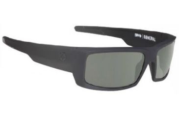 Image of Spy Optic General Sunglasses, Ansi Matte Black Frame, Gray Lens 673118243129