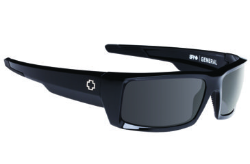 Image of Spy Optic General Sunglasses - Black Frame and Happy Bronze Polarized W/ Black Mirror Lens