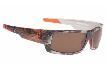 Image of Spy Optic General Sunglasses, Real Tree Frame, Happy Bronze Polar Lens 673118158885