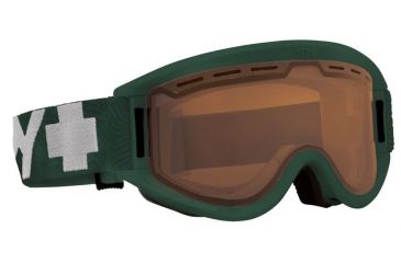 Image of Spy Optic Getaway Ski Goggles - Matte GreenFrame, Persimmon Lens, 313162382185