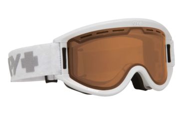 Image of Spy Optic Getaway Ski Goggles - WhiteFrame, Persimmon Lens, 313162632185