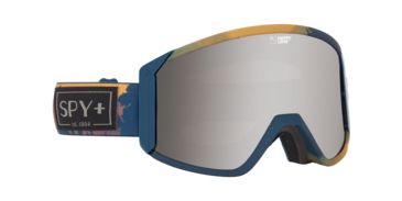 Image of Spy Optic  Goggles, Aurora Dark Blue Frame, Happy Silver Mirror  +  Lucid Blue Lens, 313074523476