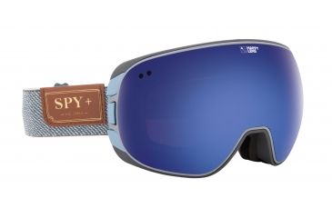 Image of Spy Optic  Goggles, Hunter Gray Frame, Happy Dark Blue Spectra  +  Happy  Lucid Red Lens, 313073411462
