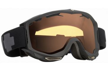 Image of Spy Optic 311016374185 Omega Goggles - Matte Black Frame, Persimmon Lens