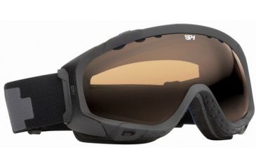Image of Spy Optic 311017374185 Soldier Goggles - Matte Black Frame / Persimmon Lenses