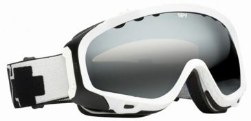 Image of Spy Optic 311017396084 Soldier Goggles - Matte White Bronze w/ Silver Frame / Mirror Lenses
