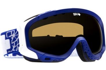 Image of Spy Optic 311017702185 Soldier Goggles - Grand Theft / Matte Blue Frame / Persimmon Lenses