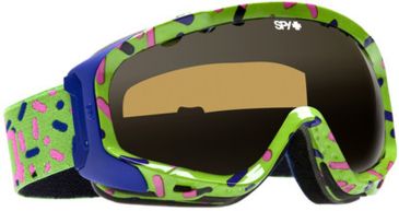 Image of Spy Optic 311017841185 Soldier Goggles - Acid Pills Frame, Yellow w/Blue Spectra Mirror Lenses