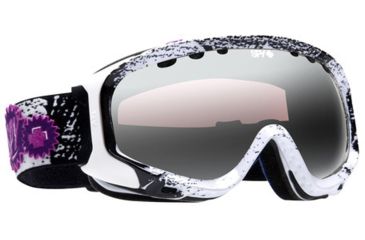 Image of Spy Optic 311017844200 Soldier Goggles - Pop Sider White Print Frame / Rose w/Silver Mirror Lenses