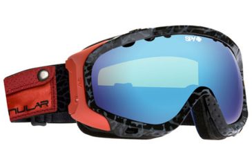 Image of Spy Optic 311017856241 Soldier Goggles - 09 Vanular Frame, Yellow with Black Spectra Mirror Lenses