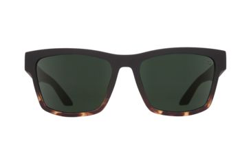 Image of Spy Optic Haight 2 Sunglasses, Soft Matte Black/Tortoise Fade Frame, Happy Gray/Green Lens, 673232163863