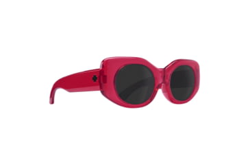 Image of Spy Optic Hangout Women's Sunglasses, Translucent Watermelon Frame, Gray Lens, Small/Medium, 115594