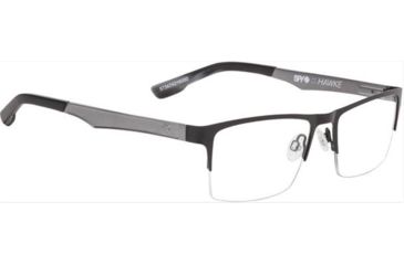 Image of Spy Optic Hawke Single Vision Prescription Eyeglasses, Matte Gunmetal/Matte Black Frame, 573474436000SV