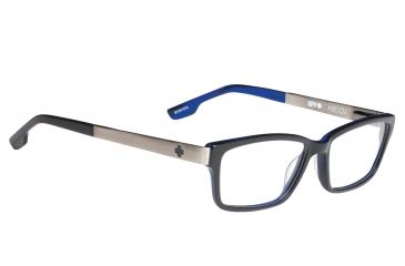 Image of Spy Optic Heidi Single Vision Prescription Eyeglasses, Black/Blue Horn Frame-573259086000SV
