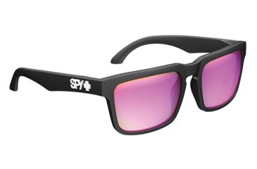Image of Spy Optic Helm Sunglasses w/ Spy + Keep A Breast Frame &amp; Grey Pink Spectra Lens