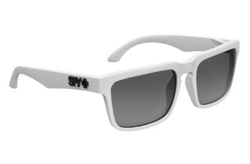 Image of Spy Optic Helm Sunglasses w/ Matte White Frame &amp; Grey Lens