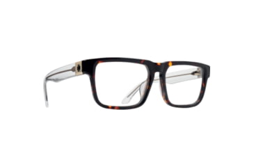 Image of Spy Optic Helm Optical 56 Sunglasses, Dark Tort Crystal Frame, Demo w/ Spy+ Lens Print Lens, Medium, 92046