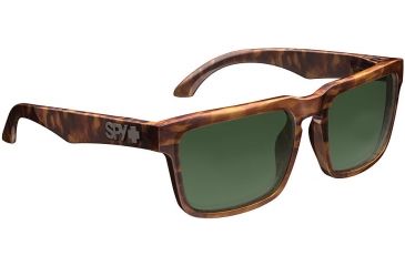 Image of Spy Optic Helm Sunglasses, Classic Tortoise Frame, Grey Green Lens, Polarized 673015613801