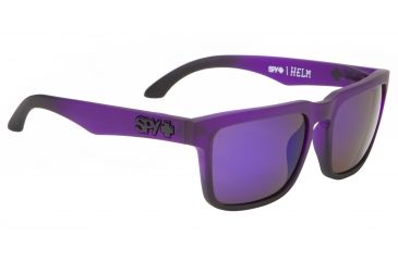 Image of Spy Optic Helm Sunglasses - Deep Purple Frame and Bronze W/ Purple Spectra Lens 673015223884