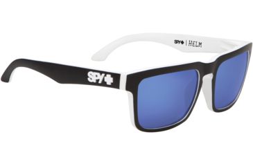 Image of Spy Optic Helm Sunglasses - Whitewall Frame and Grey W/Navy Spectra Lens 673015809121
