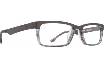 Image of Spy Optic Holden Eyeglass Frames, Brushed Gunmetal/Matte Gray Smoke Frame, 573445628000