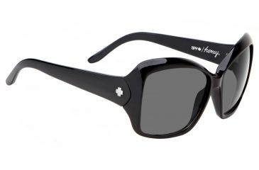 Image of Spy Optic Honey Sunglasses - Black Frame and Grey Polarized  Lens 673035038135