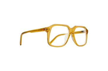 Image of Spy Optic Hot Spot Optical 56 Sunglasses, Translucent Honey Frame, Demo w/ Spy+ Lens Print Lens, One Size, 151758