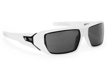 Image of Spy Optics HSX Sunglasses with White Frame / Grey Lenses 670949638129