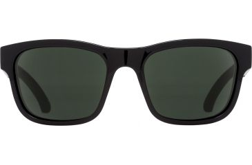 Image of Spy Optic Hunt Sunglasses, Black Frame, Happy Gray Green Lens, 673469038863