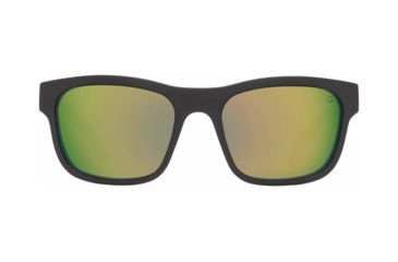 Image of Spy Optic Hunt Sunglasses, Matte Black/Cork E Cork Frame, Happy Rose Polar w/ Green Gold Spectra Lens, Polarized, 673469068763