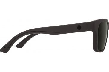 Image of Spy Optic Hunt Sunglasses, Matte Black Frame, Happy Gray Green Polar Lens, Polarized, 673469374864