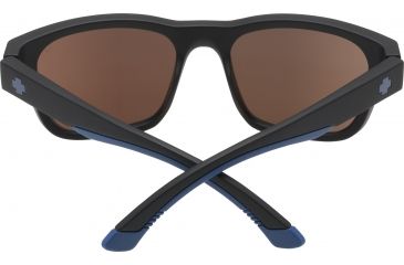 Image of Spy Optic Hunt Sunglasses, Matte Black Navy Frame, Happy Bronze Polar W/ Dark Blue Spectra Lens, Polarized, 673469714438