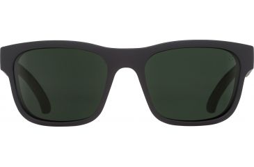 Image of Spy Optic Hunt Sunglasses, Matte Black Olive Frame, Happy Gray Green Polar Lens, Polarized, 673469713864