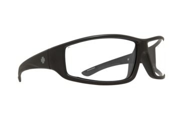 Image of Spy Optic Jackman Eyewear - Unisex - Sunglasses, Matte Black Ca Ansi/Us Mil Frame, Clear Lens, 673505003094