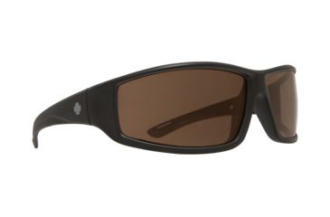 Image of Spy Optic Jackman Sunglasses, Matte Black Csa Ansi/Us Military Frame, Happy Bronze Lens, 673505003865