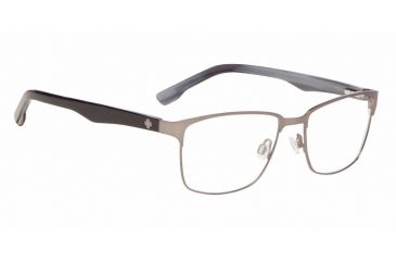 Image of Spy Optic Jax Single Vision Prescription Eyeglasses, Gunmetal/Black Horn Frame-573217440000SV