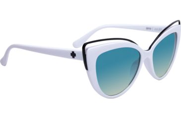 Image of Spy Optic Julep Single Vision Prescription Sunglasses, White Frame, 6700000000006SV