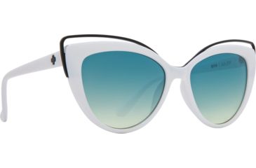 Image of Spy Optic Julep Single Vision Prescription Sunglasses, White Frame, 6700000000006SV