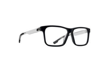 Image of Spy Optic Justice 59 Matte Gloss Crystal Eyeglasses, Black, One Size, 94852