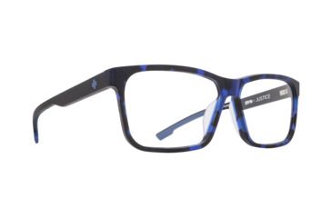 Image of Spy Optic Justice Progressive Prescription Eyeglasses, Matte Navy Tortoise/Matte Black Frame, 573472268000PR